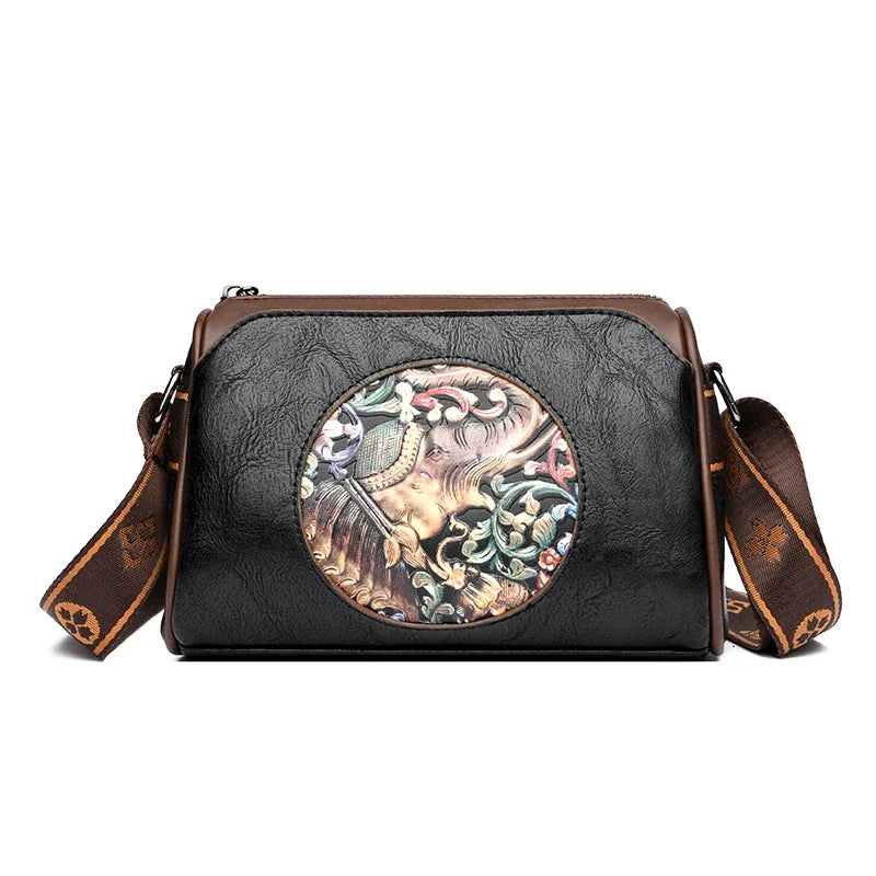 Women High Quality Soft Leather Shoulder Bags Luxury Designer Purses Crossbody Bag Ladies Vintage Messenger Commuting Sac A Main