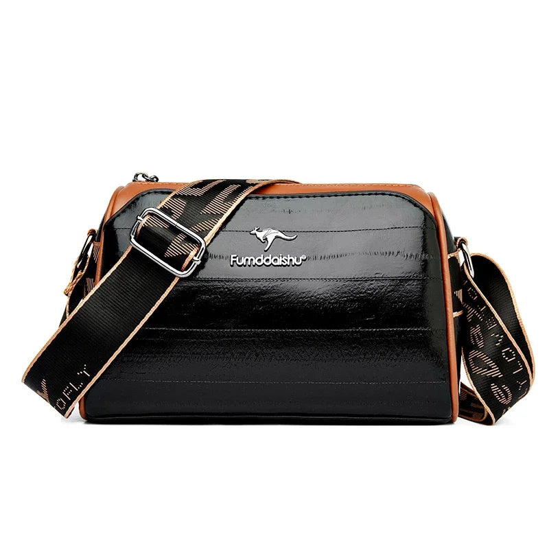 Women High Quality Soft Leather Shoulder Bags Luxury Designer Purses Crossbody Bag Ladies Vintage Messenger Commuting Sac A Main