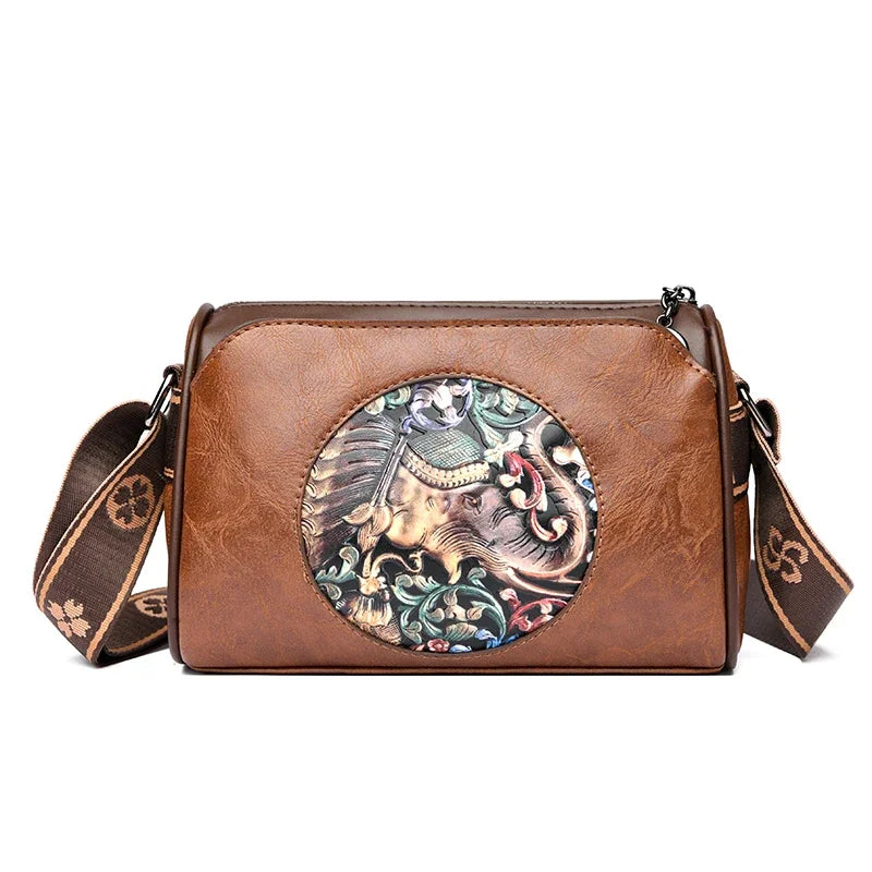 Women High Quality Soft Leather Shoulder Bags Luxury Designer Purses Crossbody Bag Ladies Vintage Messenger Commuting Sac A Main