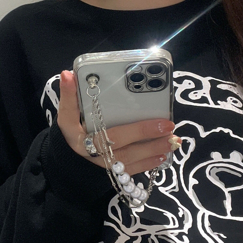 Electroplated Pearl Bracelet Phone Case Cover