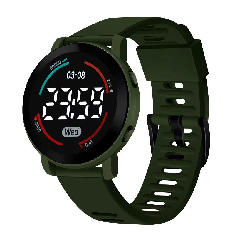 Ladies' electronic watch, minimalist sports LED electronic watch