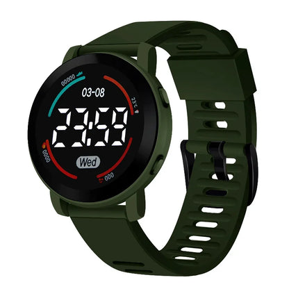 Ladies' electronic watch, minimalist sports LED electronic watch