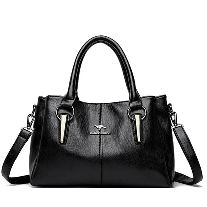 2025 Genuine 3 Layers High Quality Soft PU Leather Ladies Shoulder Crossbody Bags for Women Luxury Handbags Women Bags Designer