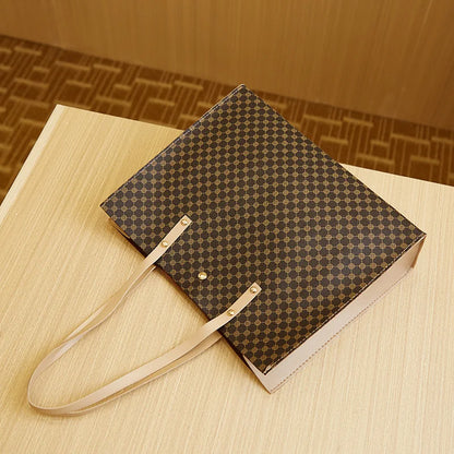 Casual Trend Shoulder Bag Women's Tote Bag Fashion Large Capacity Crocodile Pattern Shopping Bag Foreign Trade Women's Bag