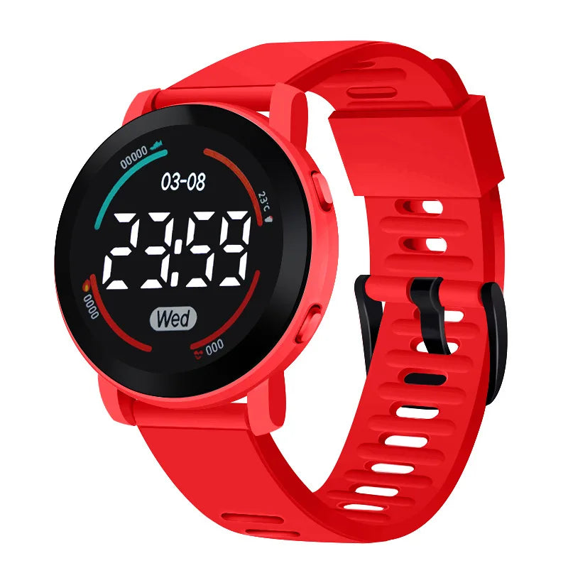 Ladies' electronic watch, minimalist sports LED electronic watch