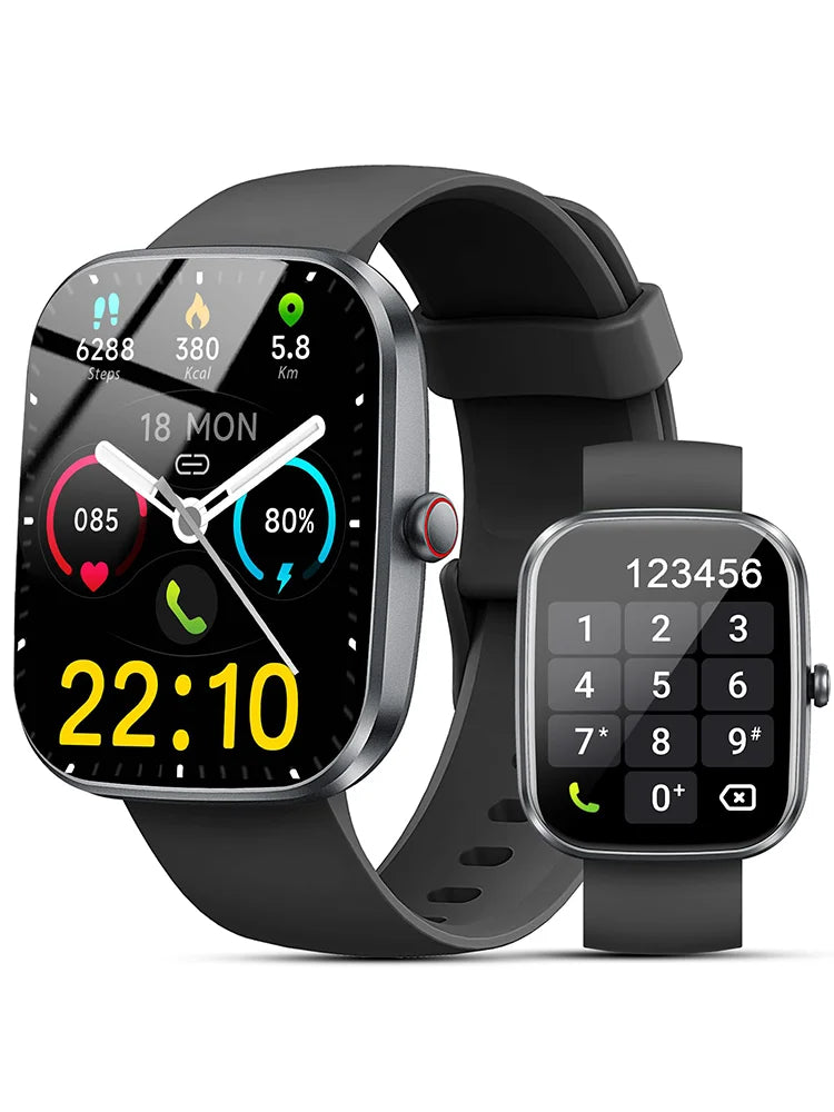 Smart Watch, 1.91"Smartwatch for Men Women (Answer/Make Call), Fitness Tracker with 100+ Sport Modes, IP68 Waterproof.