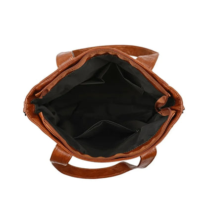 3 Set Women's New High-quality PU Leather Shoulder Cross-body Bags Luxury Designer Ladies Messenger Commuting Versatile Handbags
