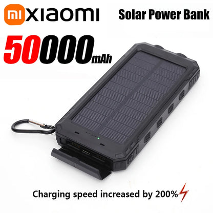 Xiaomi 200000mAh Solar Power Bank Portable High Capacity Charger Compatible USB-C 120W Super Fast Charging For iphone Samsung