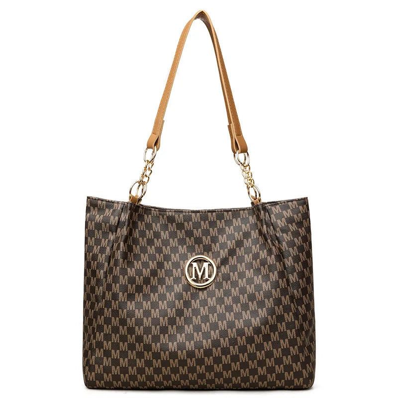 Woman shoulder bag Large capacity Handbag for Women 2025 Crossbody bag pattern PU Portable bucket bag ladies messenger bags