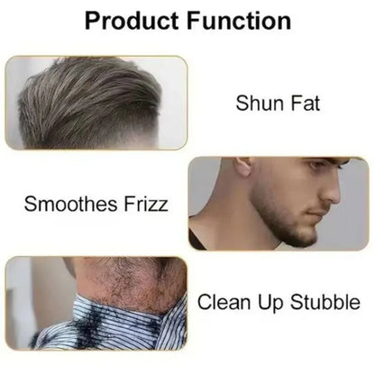 Metal body hair clipper wireless electric trimmer, professional oil engraving electric clipper electric razor