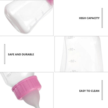 Pet Milk Bottle Cat Feeder Safe Durable Easy Cleaning Puppies Kittens Newborn Animals Pet Nurser Bottles Feeding Supplies