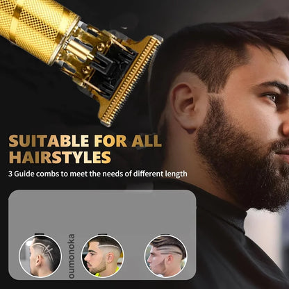 New In T9 Hair Cutting Machine Clipper for Men Barber Shop Trimmer for Men Mower Men's Electric Shaver Haircut Beard Trimmer