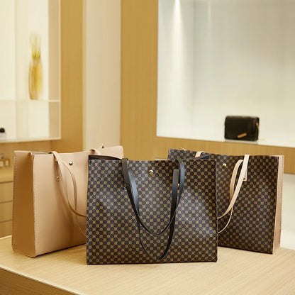 Casual Trend Shoulder Bag Women's Tote Bag Fashion Large Capacity Crocodile Pattern Shopping Bag Foreign Trade Women's Bag