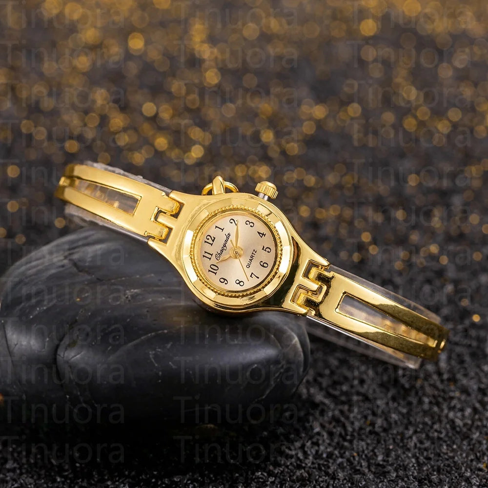 Simple Elegant Small Dial Watches Women Luxury Gold Ladies Quartz Wrist Watches Top Brand Women Bracelet Watch relogio feminino
