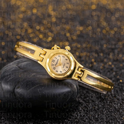 Simple Elegant Small Dial Watches Women Luxury Gold Ladies Quartz Wrist Watches Top Brand Women Bracelet Watch relogio feminino
