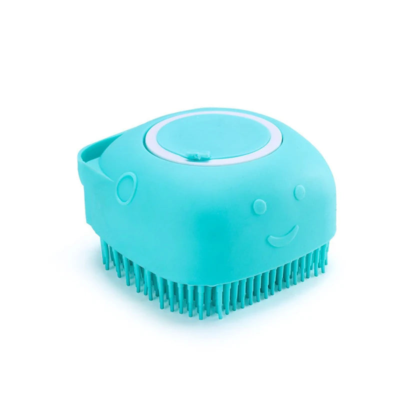 Popular hot-selling pet cat and dog silicone bath brush cleaning care bath massage brush safe and non-toxic pet supplies