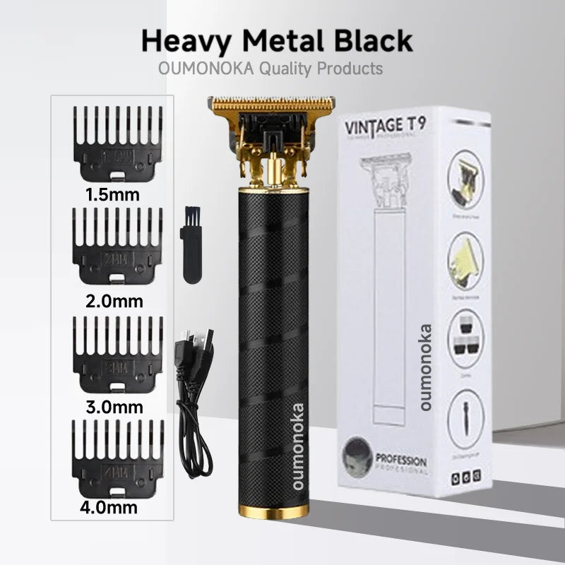 New In T9 Hair Cutting Machine Clipper for Men Barber Shop Trimmer for Men Mower Men's Electric Shaver Haircut Beard Trimmer