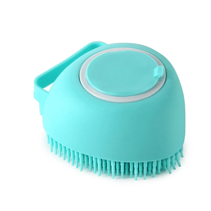 Popular hot-selling pet cat and dog silicone bath brush cleaning care bath massage brush safe and non-toxic pet supplies
