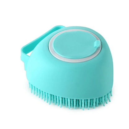 Popular hot-selling pet cat and dog silicone bath brush cleaning care bath massage brush safe and non-toxic pet supplies
