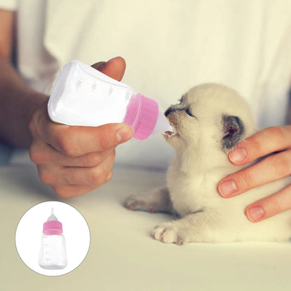 Pet Milk Bottle Cat Feeder Safe Durable Easy Cleaning Puppies Kittens Newborn Animals Pet Nurser Bottles Feeding Supplies