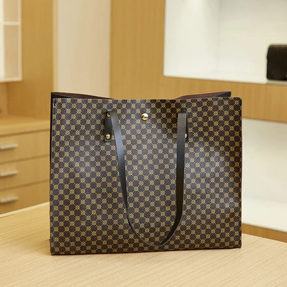 Casual Trend Shoulder Bag Women's Tote Bag Fashion Large Capacity Crocodile Pattern Shopping Bag Foreign Trade Women's Bag
