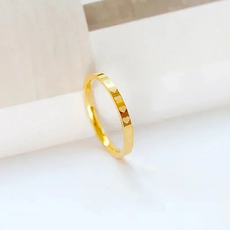 Classic Stainless Steel Two Tone X Shape Cross Ring for Women Wedding Trendy Jewelry Dazzling Zircon Wedding Rings Modern Rings