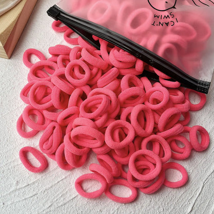 20/50pcs Kids Elastic Hair Bands Girls Sweets Scrunchie Rubber Band for Children Hair Ties Clips Headband Baby Hair Accessories