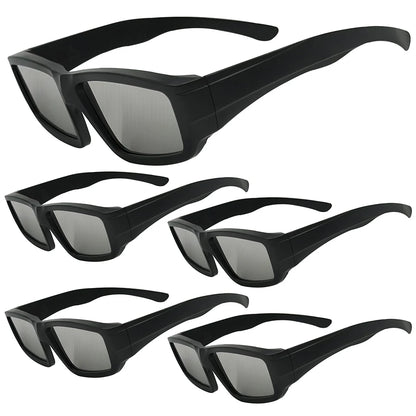 1/2/3/5 Pack Solar Eclipse Glasses Meets ISO 12312-2:2015(E) Standards Safe Shades Plastic Eclipse Glasses for Solar Eclipse