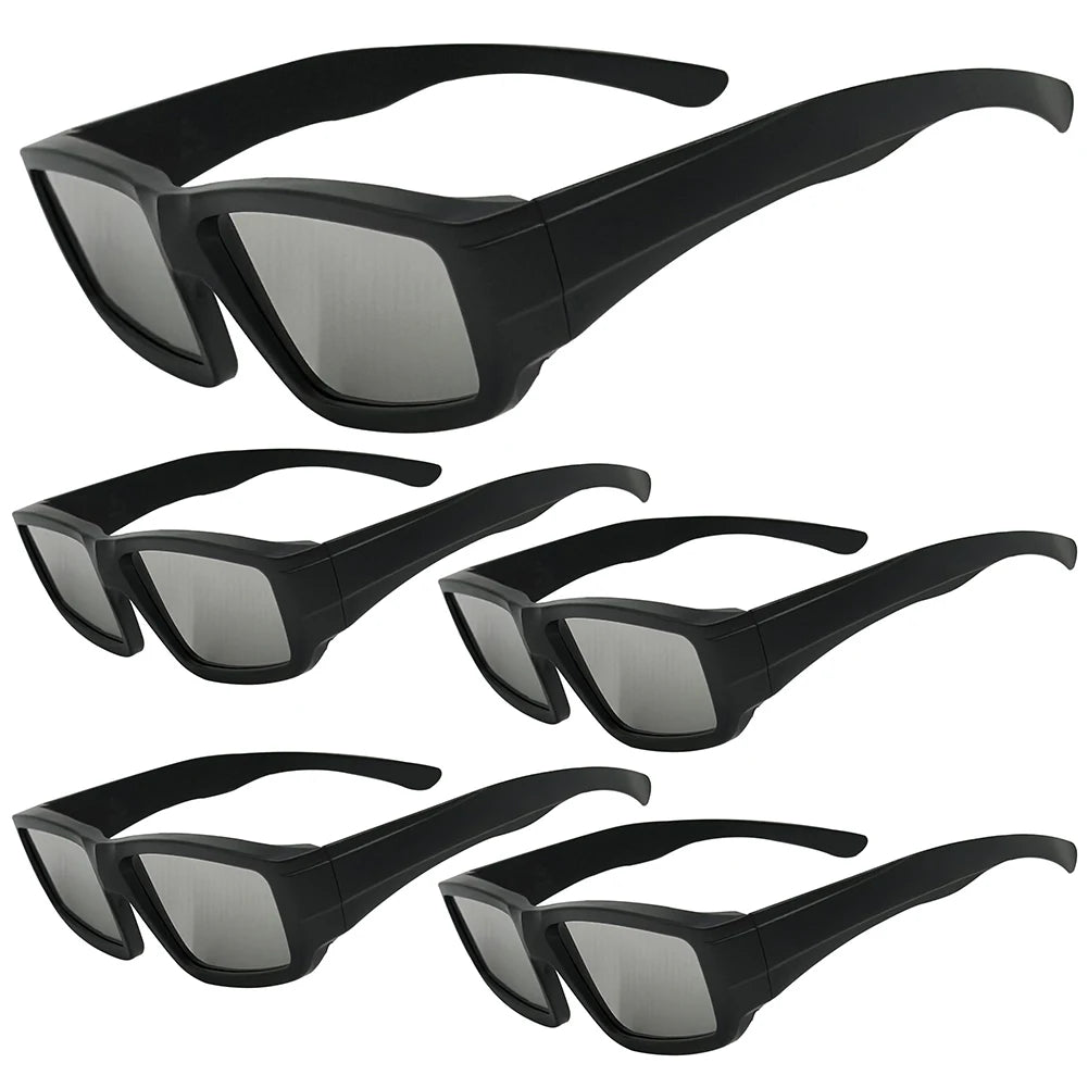 1/2/3/5 Pack Solar Eclipse Glasses Meets ISO 12312-2:2015(E) Standards Safe Shades Plastic Eclipse Glasses for Solar Eclipse