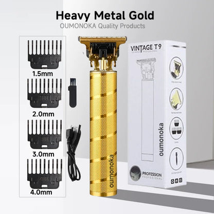 New In T9 Hair Cutting Machine Clipper for Men Barber Shop Trimmer for Men Mower Men's Electric Shaver Haircut Beard Trimmer