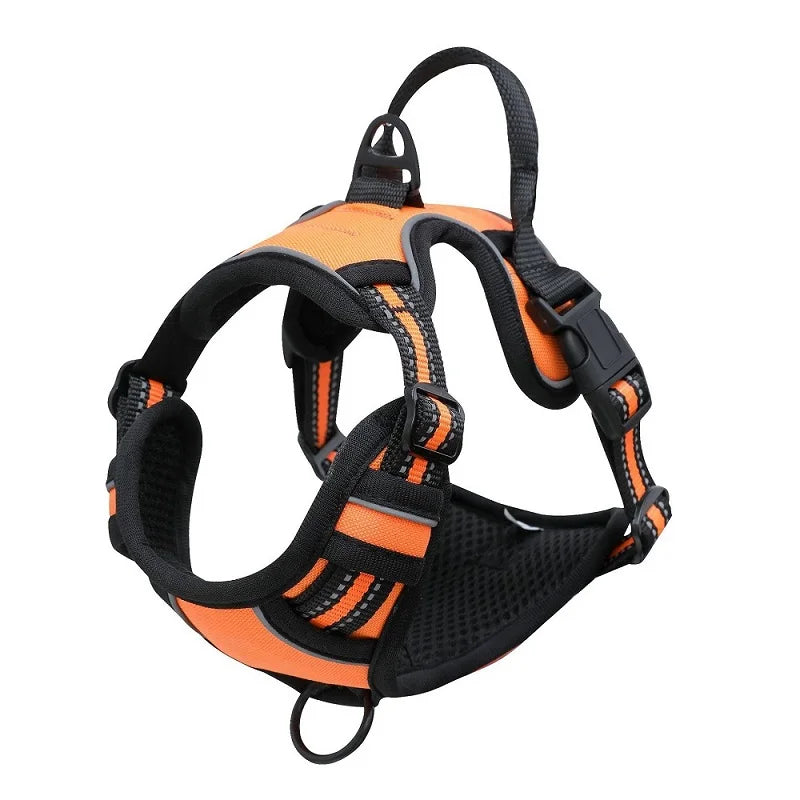 No Pull Dog Harness Large Dog Harnesses Heavy Duty Reflective Easy Control Handle for Large Dog Walking Medium Dogs Pet Supplies