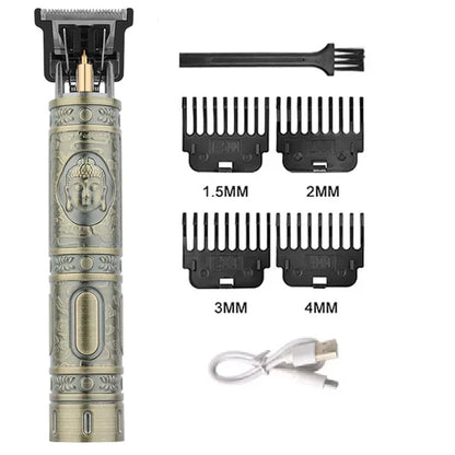 Hair Clipper for Men T9 Electric Hair Cutting Machine Barber Shaver Rechargeable Hair Trimmer Beard Shaving