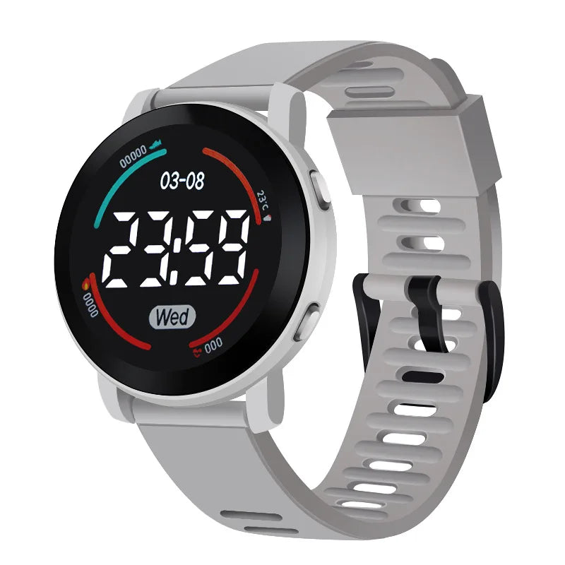 Ladies' electronic watch, minimalist sports LED electronic watch