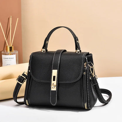 Women bag handbag bag for women 2025 shoulder bag sac a main femme luxury designer Genuine leather women's bag Bow Bucket bag