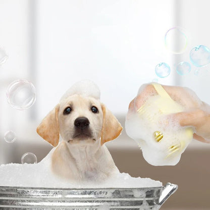 Popular hot-selling pet cat and dog silicone bath brush cleaning care bath massage brush safe and non-toxic pet supplies