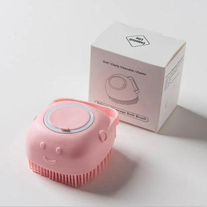 Popular hot-selling pet cat and dog silicone bath brush cleaning care bath massage brush safe and non-toxic pet supplies