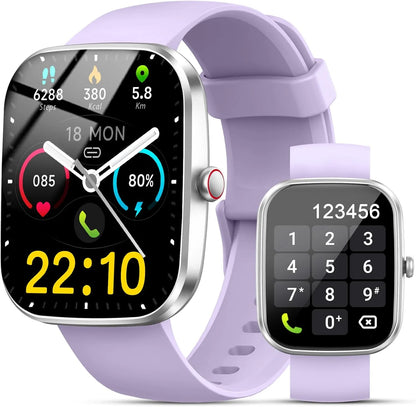 Smart Watch, 1.91"Smartwatch for Men Women (Answer/Make Call), Fitness Tracker with 100+ Sport Modes, IP68 Waterproof.