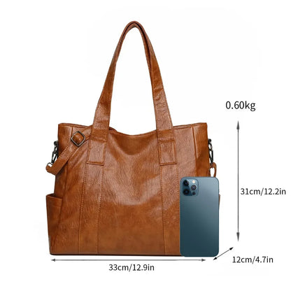 3 Set Women's New High-quality PU Leather Shoulder Cross-body Bags Luxury Designer Ladies Messenger Commuting Versatile Handbags