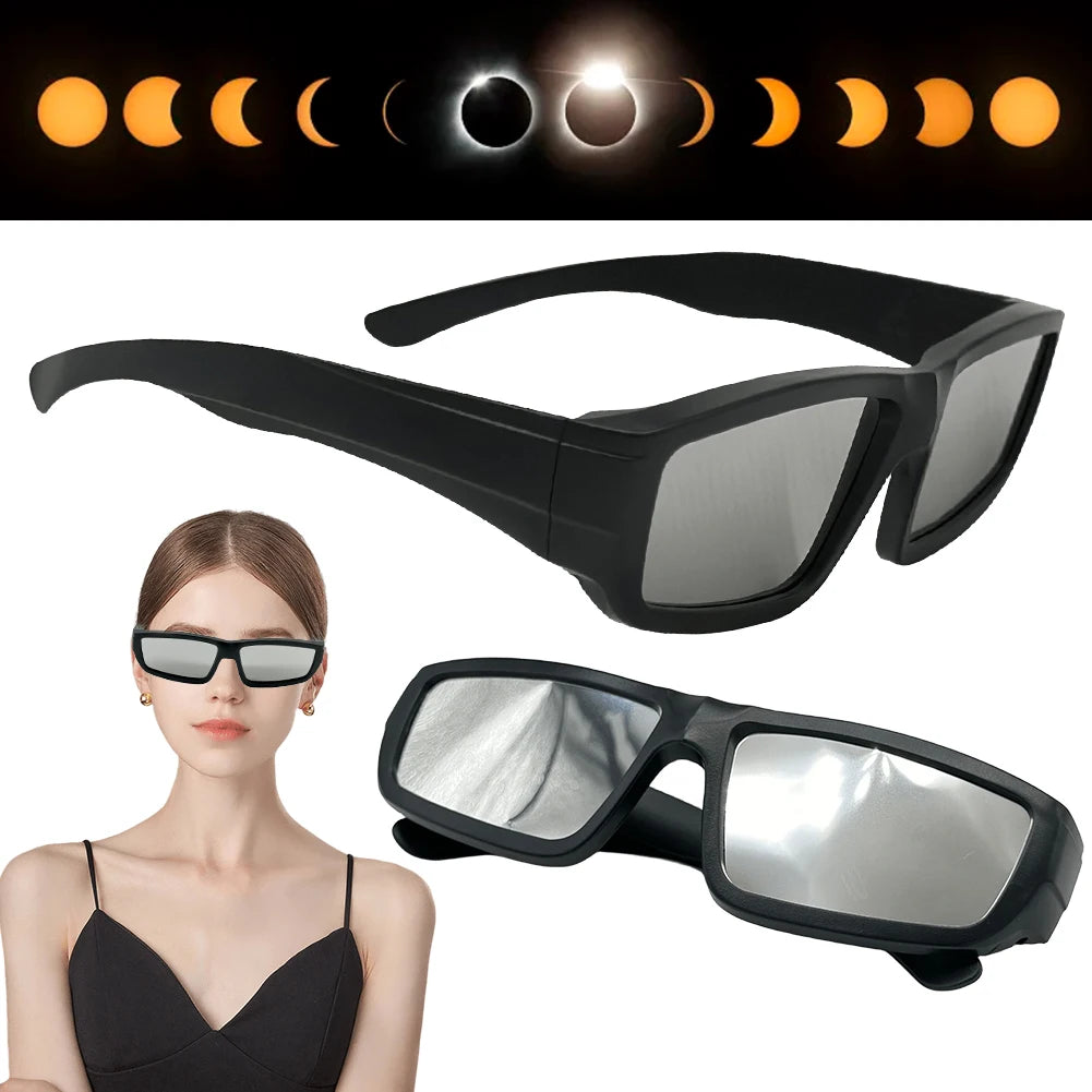 1/2/3/5 Pack Solar Eclipse Glasses Meets ISO 12312-2:2015(E) Standards Safe Shades Plastic Eclipse Glasses for Solar Eclipse