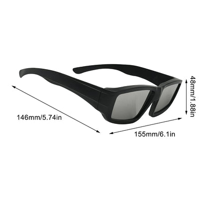 1/2/3/5 Pack Solar Eclipse Glasses Meets ISO 12312-2:2015(E) Standards Safe Shades Plastic Eclipse Glasses for Solar Eclipse