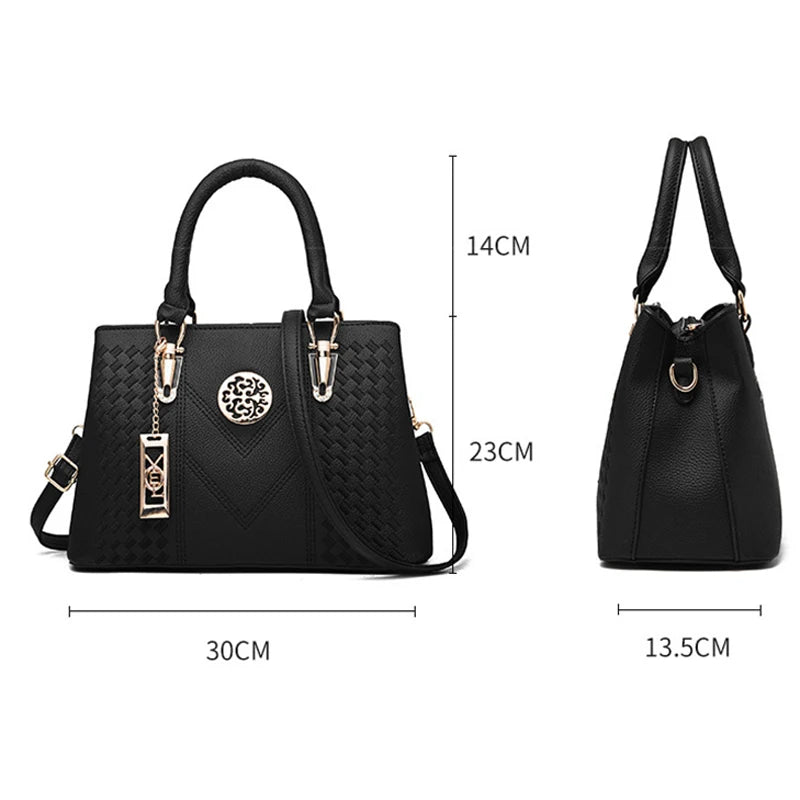 Women's Bags Fashion Ladies Handbags Tote Large Capacity Shoulder Messenger Bag Underarm Pouch Female Crossbody Bags PU Leather