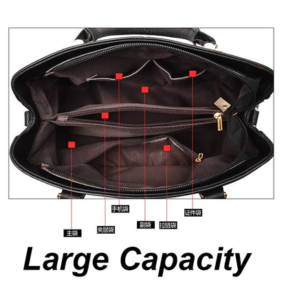 Women's Bags Fashion Ladies Handbags Tote Large Capacity Shoulder Messenger Bag Underarm Pouch Female Crossbody Bags PU Leather