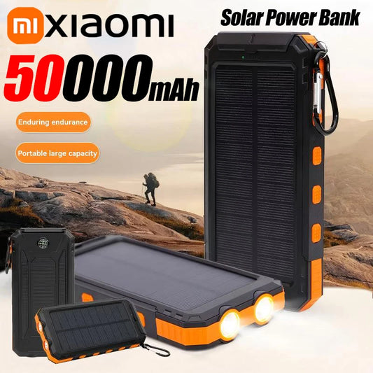 Xiaomi 200000mAh Solar Power Bank Portable High Capacity Charger Compatible USB-C 120W Super Fast Charging For iphone Samsung