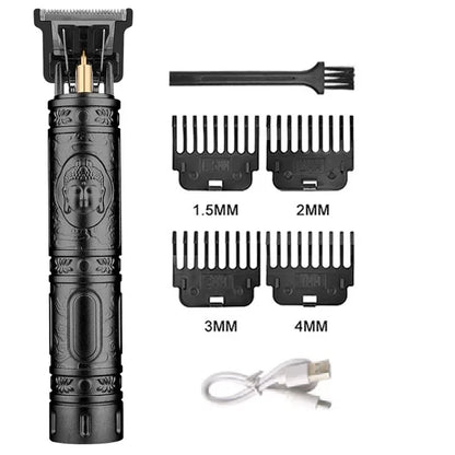 Hair Clipper for Men T9 Electric Hair Cutting Machine Barber Shaver Rechargeable Hair Trimmer Beard Shaving