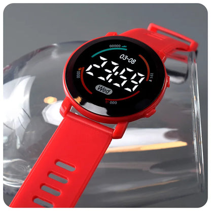 Ladies' electronic watch, minimalist sports LED electronic watch