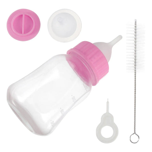 Pet Milk Bottle Cat Feeder Safe Durable Easy Cleaning Puppies Kittens Newborn Animals Pet Nurser Bottles Feeding Supplies
