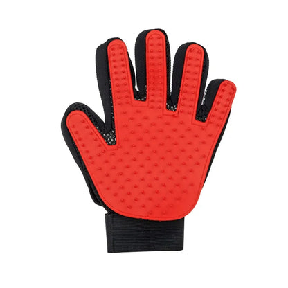 Popular hot selling pet dogs and cat hair combing gloves sturdy and durable effective hair combing pet supplies