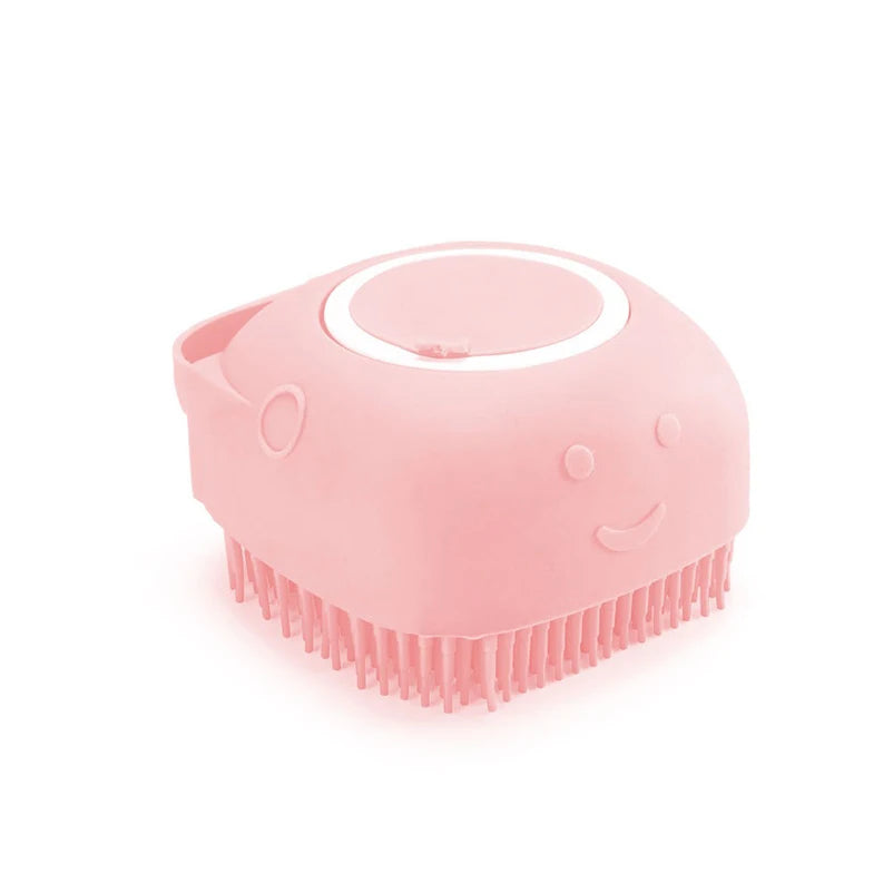 Popular hot-selling pet cat and dog silicone bath brush cleaning care bath massage brush safe and non-toxic pet supplies