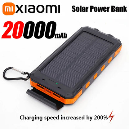 Xiaomi 200000mAh Solar Power Bank Portable High Capacity Charger Compatible USB-C 120W Super Fast Charging For iphone Samsung