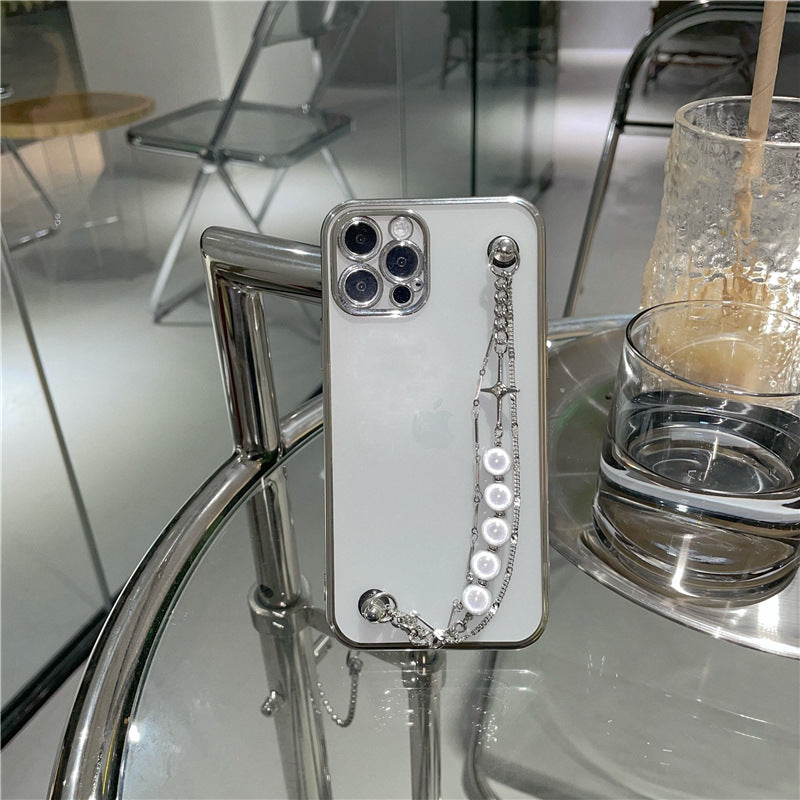 Electroplated Pearl Bracelet Phone Case Cover